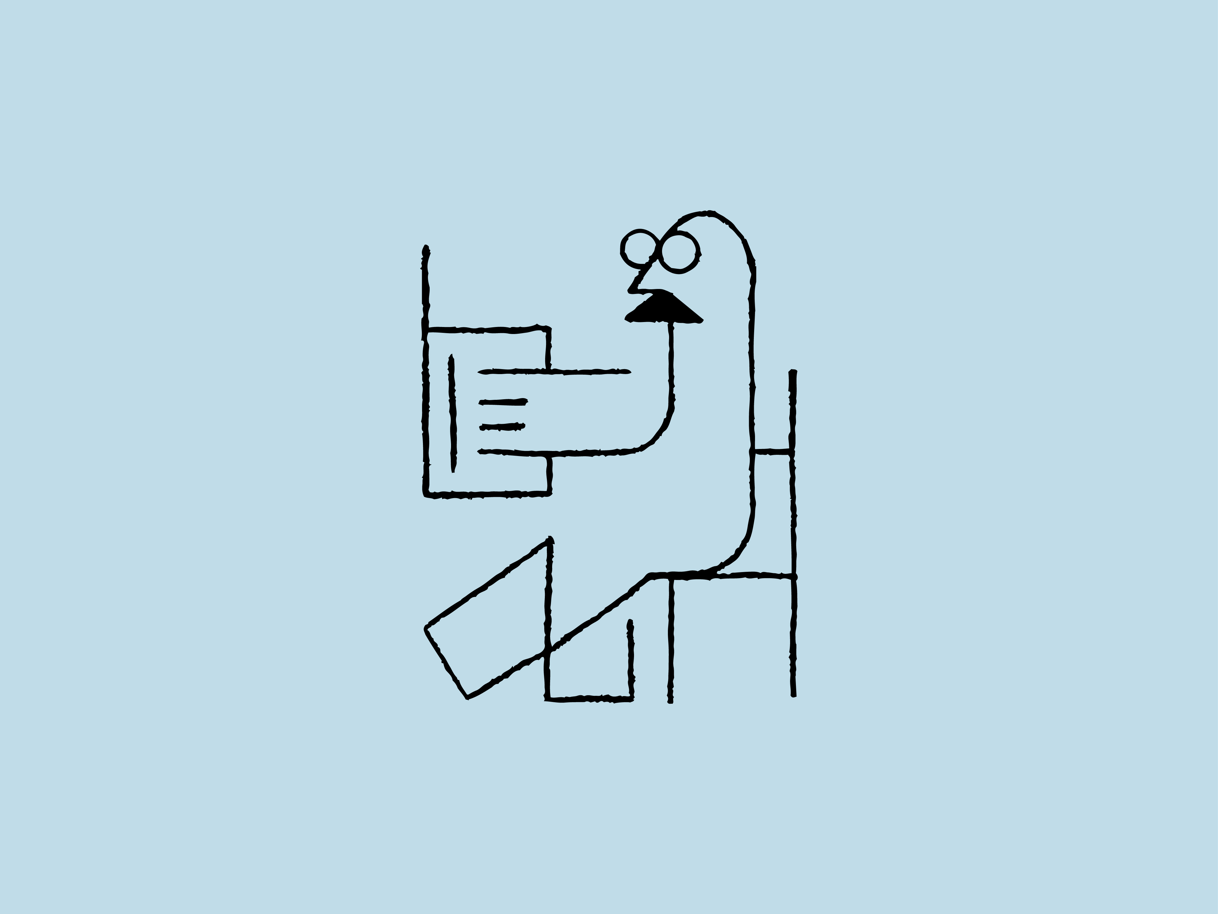 Example of Custom Minimalist Line Art Illustration