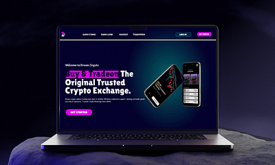 Crypto website crypto website ui web design website template