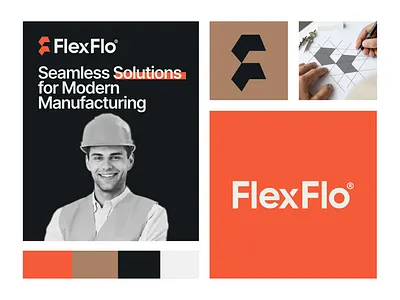 FlexFlo- Logo & Brand Identity aerodesignagency brand design brand design agency brand identity branding design designinnovation graphic design industrialdesign industry innovation logo logo mark logo type manufacturing minimal redesign startup