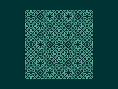 Islamic green modern pattern design digital eid graphic design illustration islamic modern ramadhan vector