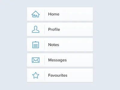 Super-simple Buttons blue bright buttons clean minimal retina simple