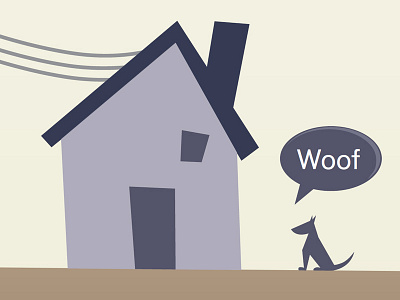 Woof dog illustration infographic