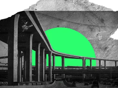 The Last Freeway highway illustration la longreads sun