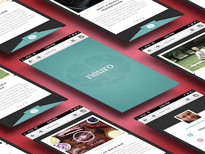 Neuro Mobile App Beta Signup app clean dashboard ios7 marketing site mobile profile signup ui user interface web windows8