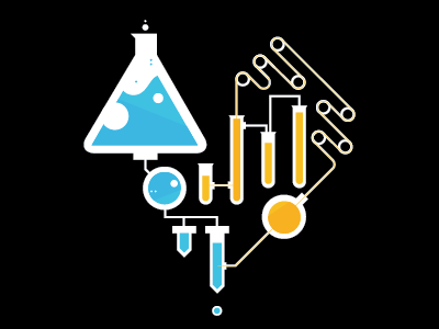 The Love of Chemistry illustration science