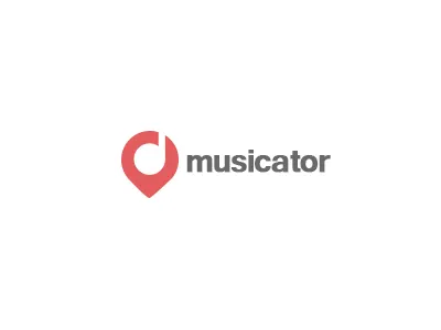 Musicator 01 artission creative find logo icon identity illustration locator logo logo music logo palattecorner sumesh