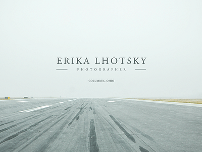 Hero Image for Erika Lhotsky hero large image minimal text title