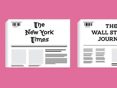 the news icon illustration new york new york normal new york times newspaper vector wall street journal