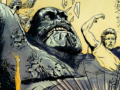 Fête Magazine Cover Art comic art creature illustration ink magazine monster