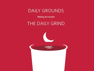 Airline Card coffee color illustration moon red reflection whitney