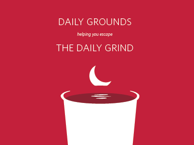 Airline Card coffee color illustration moon red reflection whitney