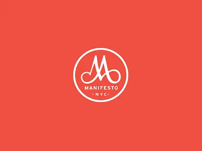 Manifesto NYC i identit branding identity logo