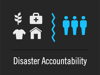 Disaster Accountability Project art direction branding charity copywriting creative direction interactive logo design non profit relief