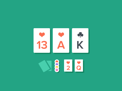 Secret Flat Thing 7 design flat game ios ios7 iphone poker ui ux