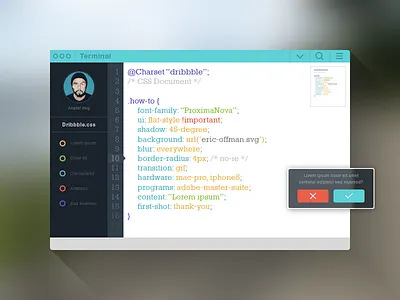 How to win dribbble blur css dribbble flat irony ui ux