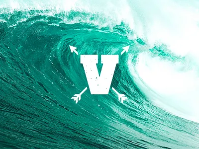 Varsity Reclaimed arrow bow branding clothing cross logo v varsity wave