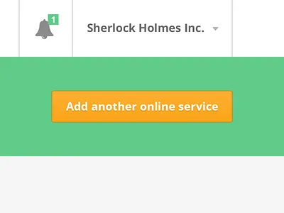 Add another online service button cms open sans