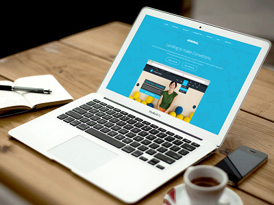 Minimal - Browser Version coralix landing landing page marketing minimal psd responsive responsive landing page template themeforest