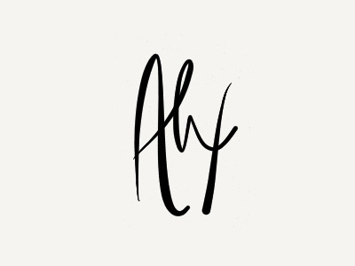 Signature with Paper calligraphy paper signature type