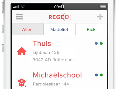 Regeo - List of locations ios list locations regeo