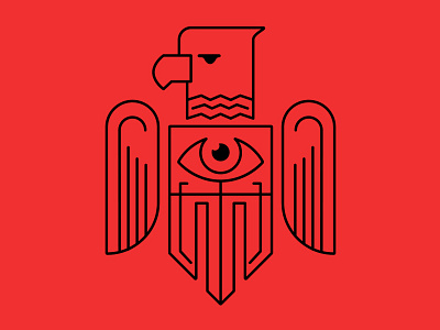 Eagle america big brother bird concept eagle illustration line art