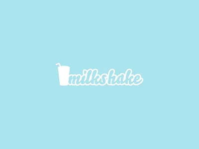 Milkshake Studio branding dessert food identity logo milkshake