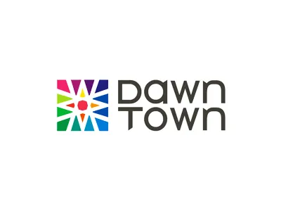 DawnTown modern architecture logo design architecture architecture company architecture firm architecture office architecture project architecture studio design downtown logo logo design logo designer town