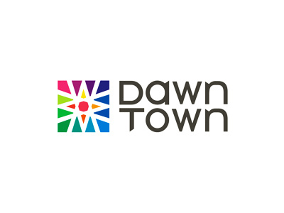 DawnTown modern architecture logo design architecture architecture company architecture firm architecture office architecture project architecture studio design downtown logo logo design logo designer town
