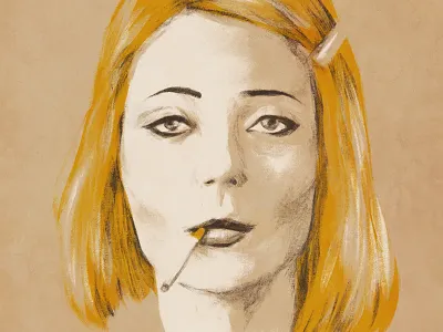 Margot margot paint portrait royal smoke tenenbaums wesanderson