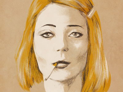 Margot margot paint portrait royal smoke tenenbaums wesanderson