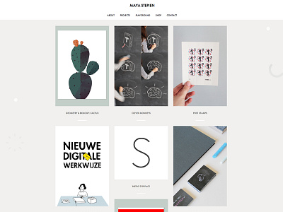 New website futura graphic design illustration portfolio website