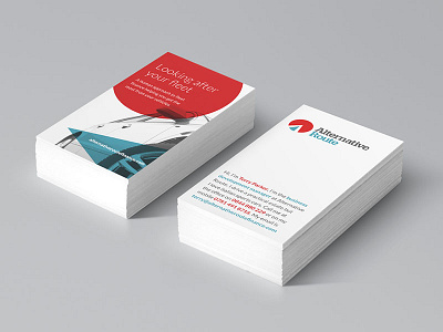 Alternative Route Business Card branding business card financial logo