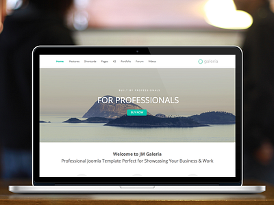 JM Galeria - Responsive Joomla Template corporate fireworks joomla joomla template joomlaman photoshop portfolio responsive template theme web template website