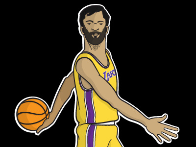 Vlade - Never Forget basketball drawing illustration poster vector vlade