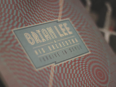 Brian Lee EP album band brian lee music record retro typography