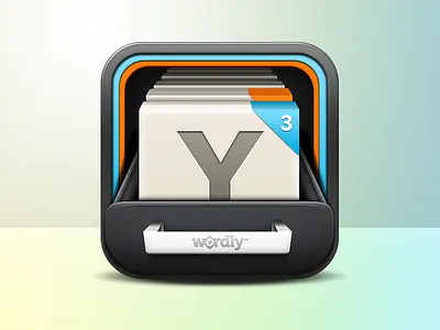 Wordly Icon Concepts concepts game icons rejected skeuomorphism word