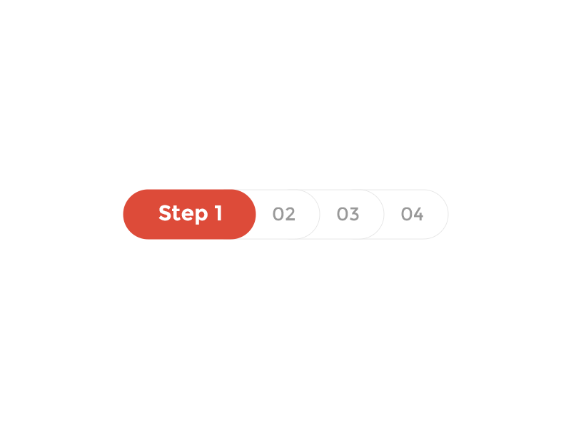 Form Steps navigation process process flow step by step steps ui ux web design web elements