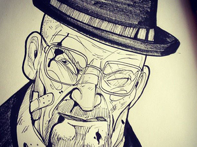 Heisenberg breakingbad heisenberg illustration sketch walterwhite