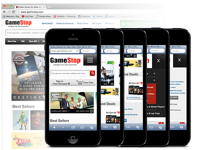 Making GameStop Responsive