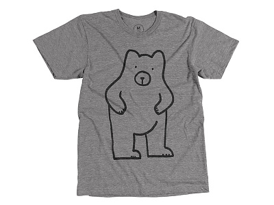 Dumb Bear T-Shirt bear illustration t shirt tee