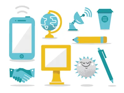 Communication Icons business coffee computer globe handshake icon icons iphone pen pencil satellite sun