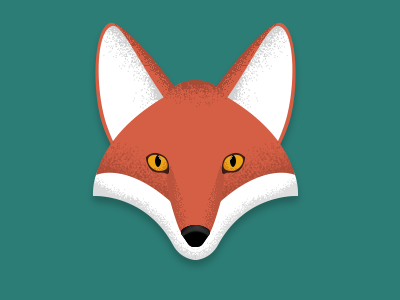 Fox Face fox illustration logo