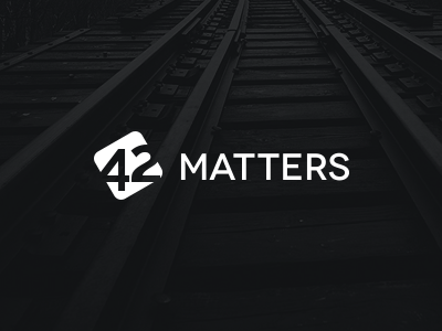 42matters logo brand corporate identity‎ identity logo