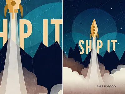 Ship It. app delivery detroit labs launch mobile mobile apps rocket ship ship it shipping spacecraft spaceship
