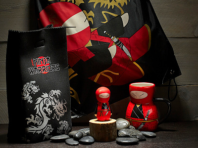 Ninja Warrior Products bags figure giftware mugs