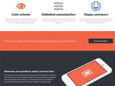 FLAT - Responsive Multipurpose Landing Page css3 flat html5 jquery landing page minimal responsive social template webdesign webdevelopment website