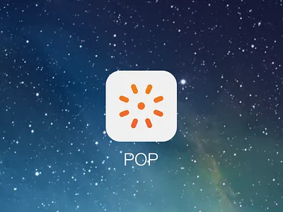 POP iOS7 icon flat icon ios ios7