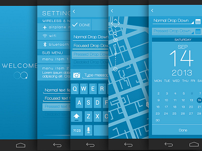 Coming Soon... android blue print mobile nazori ui wireframe wireframes