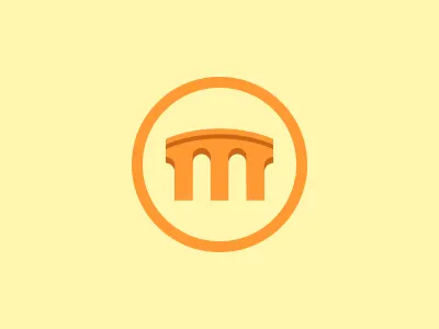 M Logo bridge identity illustrator logo m mohldesign symbol