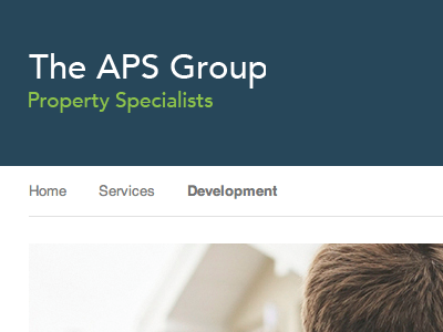 The APS Group Header and Breadcrumb breadcrumb design liamhodnett webdesign